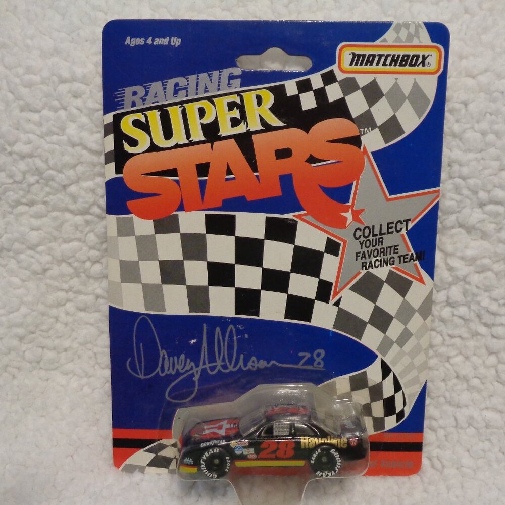 Davey Allison #28 Havoline Matchbox Super Stars 1/64 Diecast Nascar Car